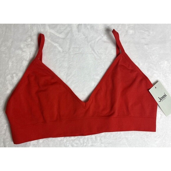 Jenni Intimates Bralette Light Support Papaya Punch Size XL NWT - Picture 1 of 7